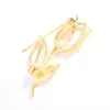 Broche de Tulipán Dorado Estilo Chanel, Pin de Flor de Moda Simple y Versátil, Broche Floral Anti-Exposición, Accesorio Calado