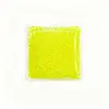 Compresa Caliente y Fría Reutilizable Redonda de Bolitas de Gel, Bolsa de Hielo de PVC Terciopelo para Compresa Caliente/Fría
