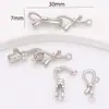 Fecho para Colar de Pérolas Zhuji Fecho em Oito Acabamento Manual Conector de Fecho Fecho de Corrente de Suéter Fecho Universal Acessórios DIY