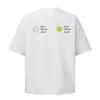 Yidao Vintage 2026 Verano Retro Americano Camiseta de Manga Corta Pesada Unisex Corte Holgado Hombro Caído Versátil Manga Corta