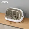 Caja de Almacenamiento Grande para Biberones, Secador a Prueba de Polvo con Drenaje de Agua, Caja de Almacenamiento para Vasos de Bebé