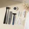 Kit de escova de dentes descartável e pasta de dentes para hotel 5 estrelas, pente de cerdas macias para hotel e pousada, kit de amenidades para quarto de hóspedes