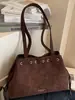 Bolsa Retro 2025 Nova Tendência com Cordão para Mulheres, Bolsa de Ombro Transversal Fosca Fashion, Bolsa Saco Texturizada Fashion para Mulheres