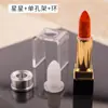 Molde para batom caseiro diy 12.1mm molde simples de silicone furo único suporte de quatro furos anel de alumínio removedor
