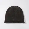 Gorro de Punto Único y Sofisticado con Borde Enrollado y Cordón para Mujeres con Cabezas Grandes, Adecuado para una Apariencia de Rostro Más Pequeño, Gorro de Punto Pullover que Protege las Orejas