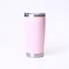 Copo Térmico de Aço Inoxidável 304 para Amazon Transfronteiriço 20oz Camada Dupla a Vácuo Copo de Carro Cor Sólida Copo de Carro Simples