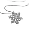 Collar con Colgante de Copo de Nieve de Circonita de Lujo Ligero para Mujer, Accesorio de Moda Versátil de Gama Alta, Cadena para Clavícula