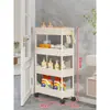 Armario Angosto de Almacenamiento para Baño para Espacio Detrás de la Puerta, Espacio del Inodoro 12cm, Carrito Móvil Ultradelgado