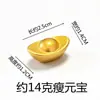 Lingotes de Oro de Imitación Sólidos Adorno Dorado Diez Mil Lingotes Lingotes de Oro Atracción de Riqueza Olla para Reunir Tesoros Decoración Recepción de Tienda Regalo de Inauguración