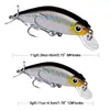 Isca Submersível Minnow 8cm 11g 4.5cm 3g Isca Artificial Biônica Plástico Isca Dura Equipamento de Pesca Dw457 Dw48