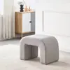 Banco sencillo de piel de cordero con forma de celebridad de Internet para la cama, para sala de estar, tienda de ropa, sofá, banco, puerta de entrada, cambiador de zapatos, taburete para el hogar.