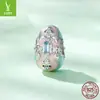 Plata Ziyun nuevo plata de ley s925 cuentas de huevo de Pascua patrón vintage pulsera diy cuentas sueltas accesorios
