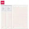 [Deli 2] [1 Paquete] Deli 3428 Papel Borrador Oficina Escritura 16K 20 Hojas Papelería Doble Raya
