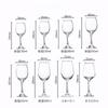 Copas de Brandy Comerciales, Copas Altas 350/250ml, Juego de Copas de Vino Tinto para Hogar de Alta Gama, Copas de Champán