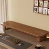Soporte Elevado para Computadora de Madera Maciza Base Elevadora para Monitor de Escritorio Estante de Almacenamiento Escritorio de Oficina Soporte para Laptop