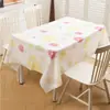 Toalha de mesa PEVA à prova d'água e de óleo, toalha de mesa xadrez simples para sala de jantar, casa, sala de estar, dormitório de estudante, mesa de centro, jogo americano, toalha de mesa