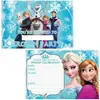 Paquete de Diez Piezas Princesa de Hielo y Nieve Elsa Anna Fiesta de Cumpleaños Tema de Princesa Feliz Cumpleaños Tarjeta de Invitación y Sobre
