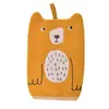 Toalla de baño de oso polar de dibujos animados, cepillo para la espalda para limpiar y descontaminar, manopla de baño exfoliante de doble cara