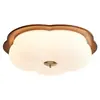 Luminária de Teto Luminária de Quarto Estilo Medieval Retrô Americano Novo Chinês Criativa Elegante Flor Olho Protetor Quente Luminária para Quarto Infantil