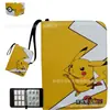 Álbum de Tarjetas para Bebé Amazon de 4 Compartimentos con Cremallera PU9 Álbum de Almacenamiento de Tarjetas Pokemon de Hojas Sueltas Dream Mini Card