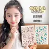Pegatina Pequeña de Mariposa de Dibujos Animados para Niños con Diamante Pegatina para Cara de Concierto Adhesiva Autoadhesiva sin Pegamento Accesorios de Maquillaje para Actuación en Escenario de Niña