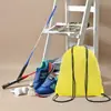 Bolsa com Cordão de Poliéster Feita Sob Medida Saquinho com Cordão Bolsa de Armazenamento com Cordão de Tecido Oxford Bolsa de Basquete com Cordão de Ombro Duplo Personalizada com Logo