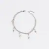 Pulsera con Colgante de Rayo Estilo Callejero Harajuku Japonés y Coreano Set de Accesorios Retro Hip-Hop Versátil de Gama Alta