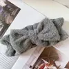 Gorro de Franela Fruncido Relleno Color Sólido Dulce Diadema de Mariposa Accesorios para el Cabello Diadema Absorbente de Sudor para Lavado Facial Yoga