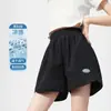 Pantalones cortos deportivos para niñas, estilo fino de verano, nueva colección 2025, pantalones cortos de seda helada de secado rápido, ropa de verano para niñas, pantalones cortos casuales para niñas mayores