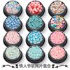 Conjunto mixto de cerámica blanda de 16 colores para San Valentín, ultrafino, para maquillaje y joyería de uñas.