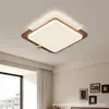 Lámpara de Techo para Sala de Estar Estilo Medieval, Lámpara Retro Francesa para Dormitorio, Lámpara de Dormitorio Principal de Alto Nivel Color Nogal, Protección Ocular de Espectro Completo