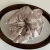 Corea del Sur Sentido Superior Organza Uñas Perla Anillo para el Pelo Intestino Grande Elegante Nicho 2025 Nuevo Estilo Cuerda para el Pelo Accesorios para el Cabello para Mujeres