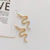 Colar de Elemento em Forma de Cobra de Joias da Moda Transfronteiriça Europeia e Americana, Personalizado, Moda, Retrô, Pingente de Cobra, Corrente de Suéter, Estilo Curto Feminino