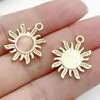 Colgante pequeño con forma de gota de aceite de aleación de girasol de 1 color, creativo, para pulsera, llavero, pendientes, colgante, venta al por mayor