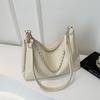 Bolso de Mano de Gran Capacidad Estilo Coreano para Mujer 2024 Nuevo Bolso de Hombro de Cadena a la Moda Casual Simple para Viajar Bolso Cruzado
