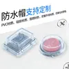 Tampa Impermeável para Interruptor Tipo Barco Kcd5 Silicone Transparente à Prova de Óleo e Poeira para Uso Externo Capa Protetora para Interruptor Rocker de Máquina de Solda