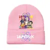 Gorro + Guantes 2025 Amazon Nuevo Drama Coreano Personaje de Dibujos Animados Estampado Gorro de Punto Gorro de Lana Gorro Cálido