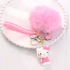 Llavero Colgante Sanrio Dibujos Animados Lindo Colgante Decoración de Bolsa Peluche Llavero de Kuromi Juguetes al por Mayor