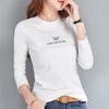 0321 # Camiseta básica de terciopelo alemán fino para mujer para primavera y otoño