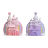 Castillo de Ensueño Estilo Europeo Adornos para Hornear Pasteles de Cumpleaños Infantiles Decoraciones para Mesa de Postres de Niñas Artesanías de Resina