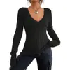 AliExpress eBay Moda Femenina Primavera y Otoño Estilo Europeo y Americano Cuello en V Tejido de Punto Trenzado Corte Ajustado Versátil Suéter de Manga Larga Venta al por Mayor