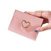 Venta directa de fábrica al por mayor 2018, nueva cartera pequeña retro de metal con forma de corazón, cartera pequeña para estudiantes y damas