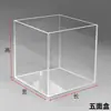 Caja de Exhibición de Alta Transparencia Integrada Cubierta de Polvo Acrílica Caja de Almacenamiento Vitrina Cubierta Protectora Aliexpress
