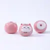 Gato de la Suerte Cerámico Colorido Gato Lindo de Cerámica Pintado Pulsera DIY Bolsa con Cuentas Decoración Llavero Colgante