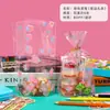 Saco de embalagem de doces com estampa de desenho animado personalizada, saco plástico tipo stand-up, saco de embalagem para biscoitos de panificação, saco de presente