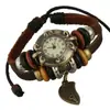 Reloj Punk Coreano de Moda Reloj Retro para Mujer Reloj con Pulsera de Cuero Genuino Reloj de Moda Personalizado Coreano para Estudiantes