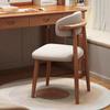 Silla de Escritorio Nórdica Creativa de Madera Maciza con Respaldo Silla de Comedor Estilo Japonés Silla de Respaldo para Hogar y Ocio Silla para Dormitorio Estudio Silla de Computadora
