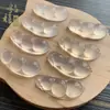 Pingente Fechadura da Paz de Gelo Alto Ágata Natural Fivela da Paz Novo Estilo Chinês Nuvem Auspiciosa Fechadura Calcedônia Pingente de Colar Qipao