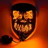 Besame Luminosa Transfronteriza Mascarilla Venta al por Mayor Mascarada Luz Fría LED Máscara Halloween Accesorios de Terror