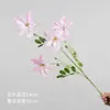 Arreglo de flor artificial clemátide para boda con lirios de seis cabezas, flores de seda, accesorios florales, arreglos florales, adornos decorativos, fondo